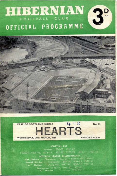 1961032905 Hibernian 2-4 Easter Road