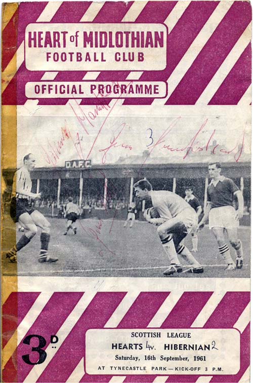 1961091601 Hibernian 4-2 Tynecastle