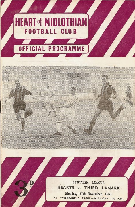 1961112701 Third Lanark Tynecastle Postponed