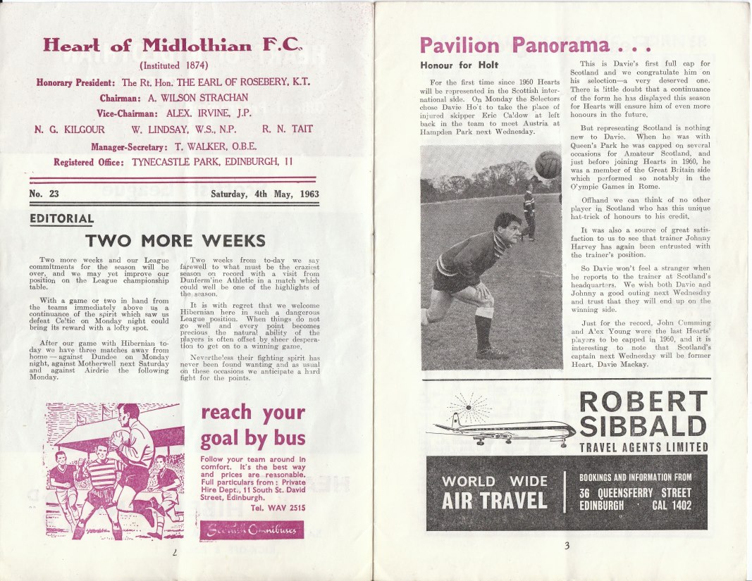 1963050402 Hibernian 3-3 Tynecastle