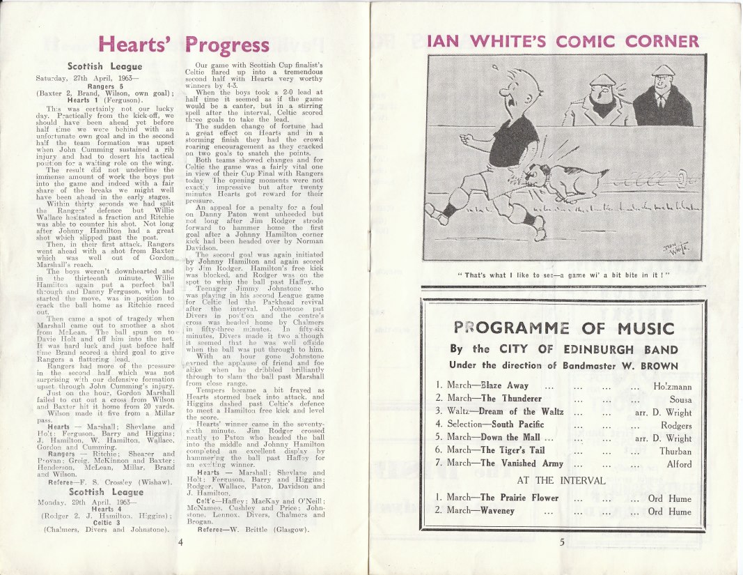 1963050403 Hibernian 3-3 Tynecastle