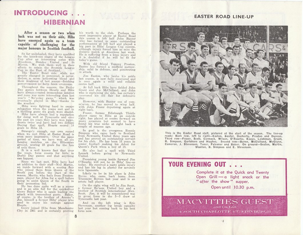 1963090705 Hibernian 4-2 Tynecastle