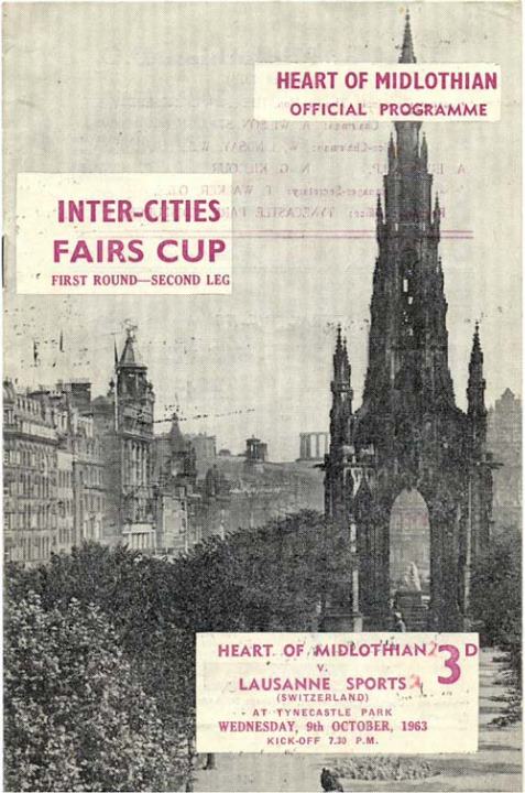 1963100902 Lausanne 2-2 Tynecastle