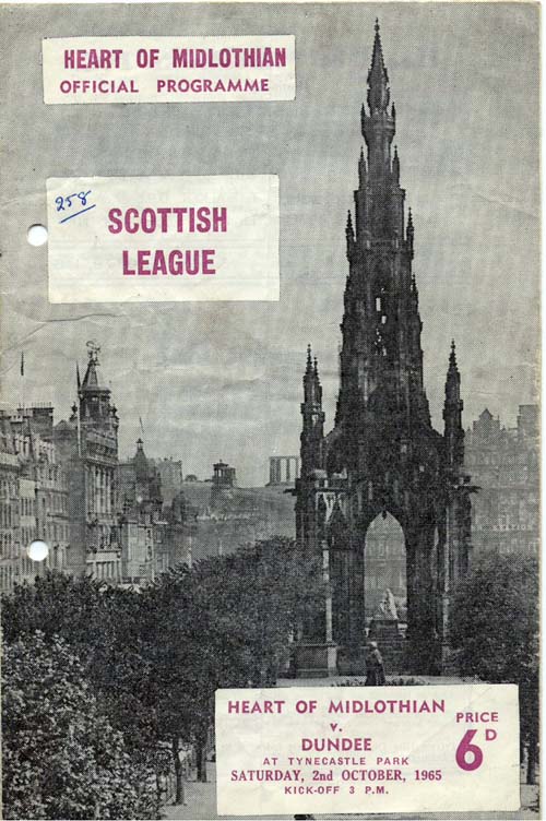 1965100201 Dundee 0-0 Tynecastle