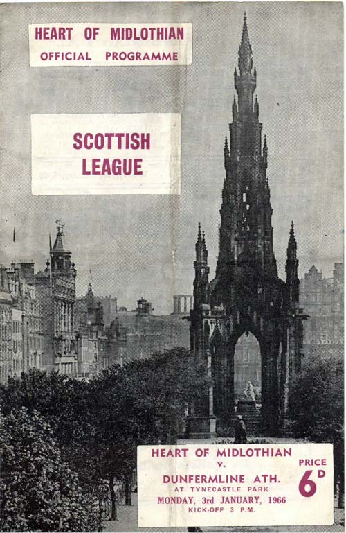 1966010301 Dunfermline Athletic 0-0 Tynecastle