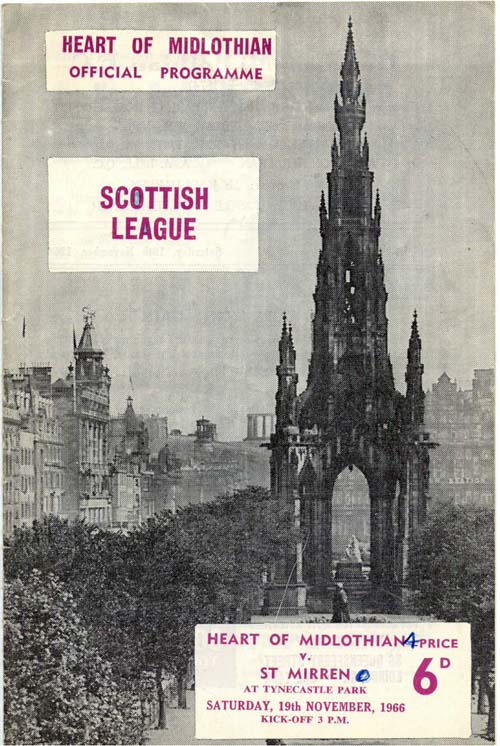 1966111903 St Mirren 4-0 Tynecastle