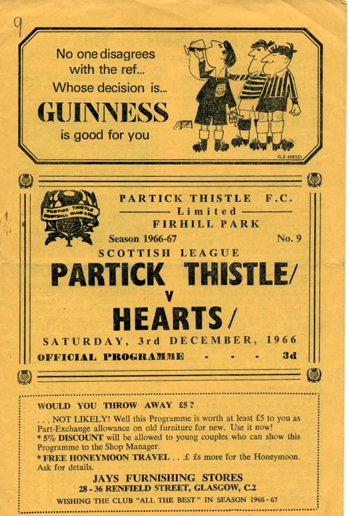 1966120301 Partick Thistle 1-1 A