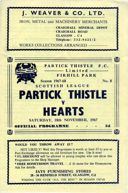 1967111801 Partick Thistle 3-3 A