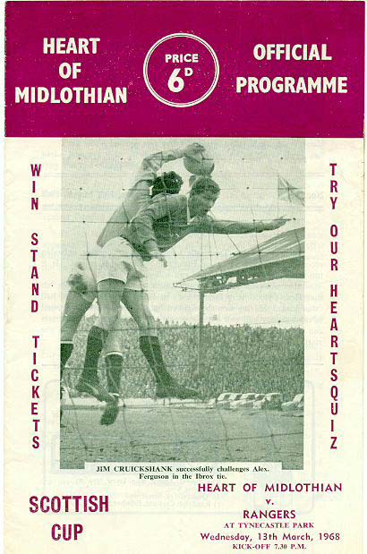 1968031304 Rangers 1-0 Tynecastle