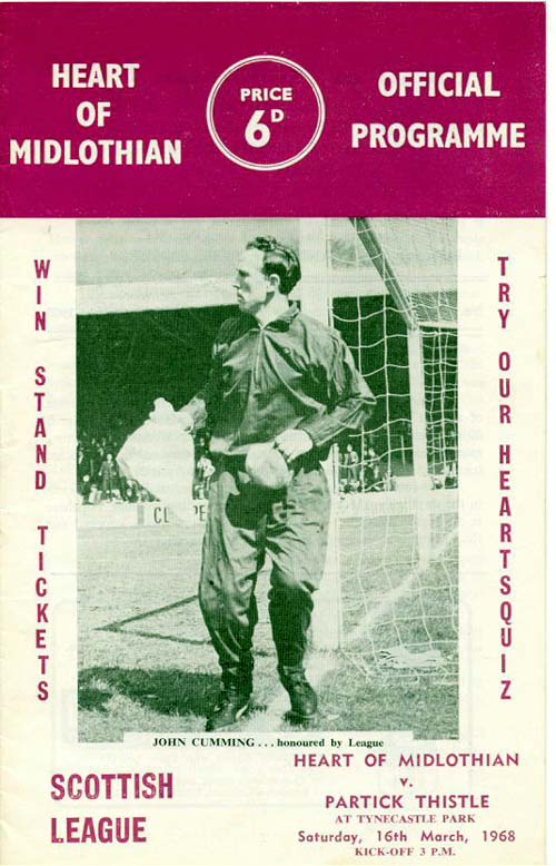 1968031601 Partick Thistle 0-1 Tynecastle