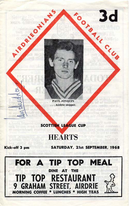 1968092101 Airdrieonians 1-2 Broomfield Park