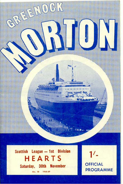 1968113001 Morton 2-0 Cappielow Park