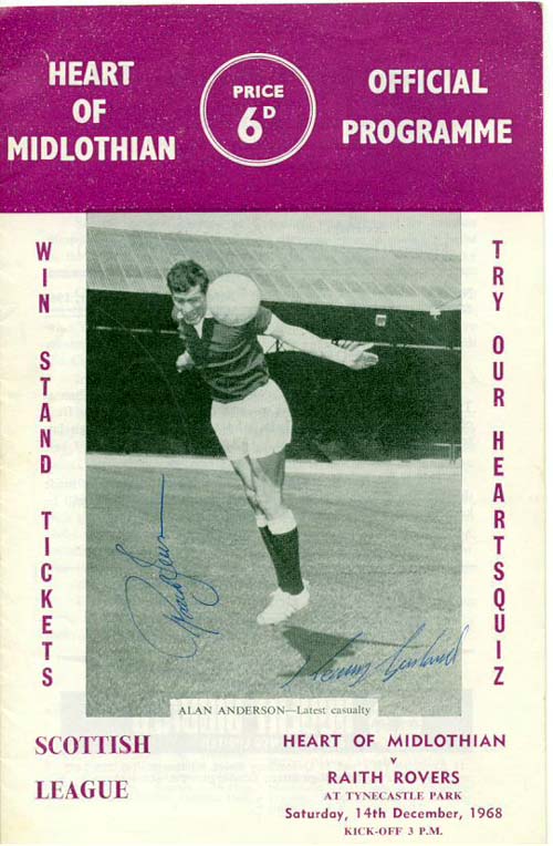 1968121401 Raith Rovers 1-0 Tynecastle