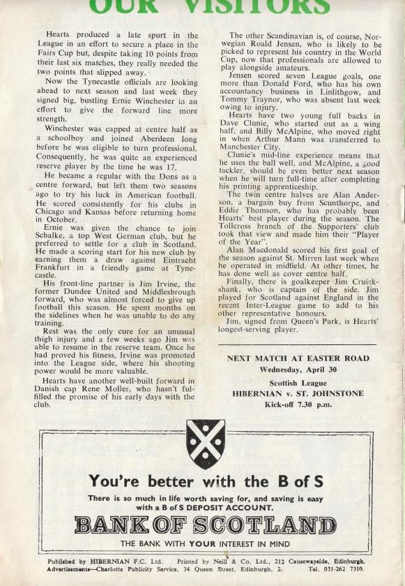 1969042607 Hibernian 0-1 Easter Road