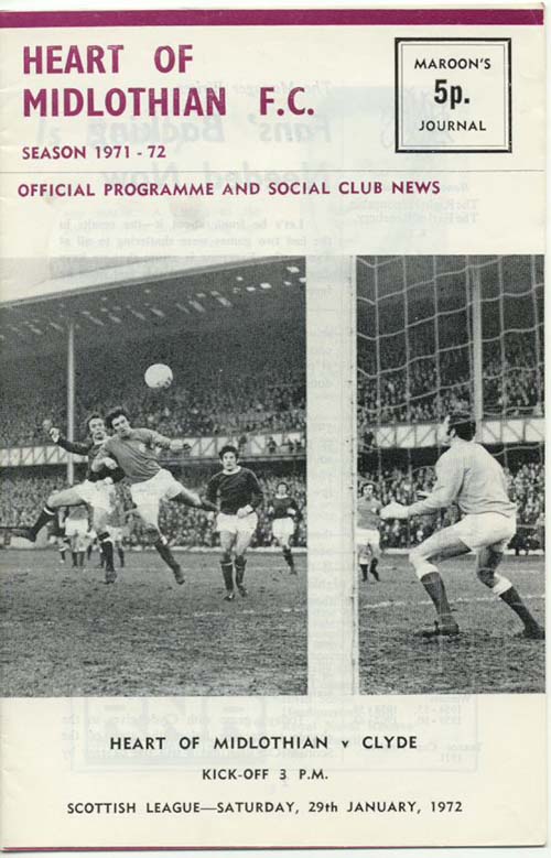 1972012901 Clyde 2-0 Tynecastle