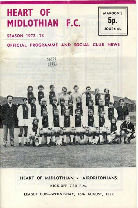 1972081601 Airdrieonians 0-0 Tynecastle