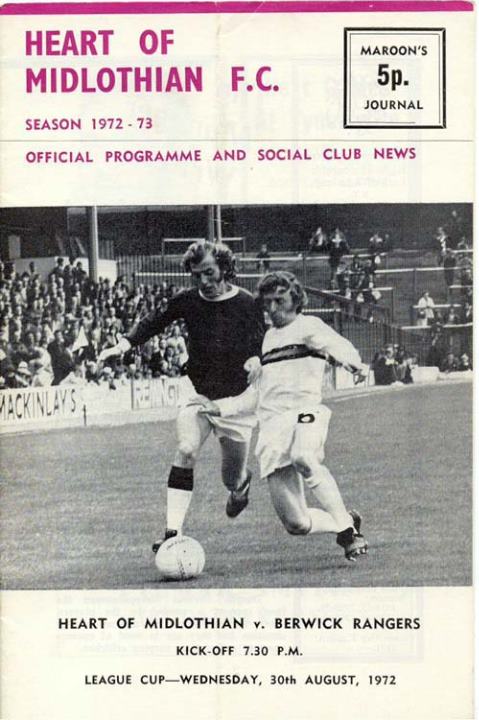 1972083001 Berwick Rangers 3-0 Tynecastle