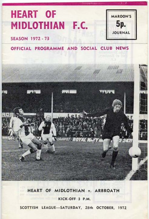 1972102801 Arbroath 3-0 Tynecastle
