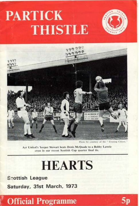 1973033101 Partick Thistle 0-3 A