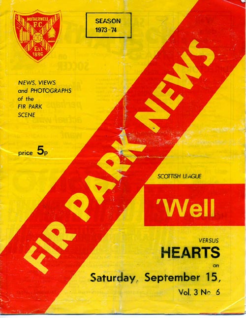 1973091501 Motherwell 2-2 Fir Park