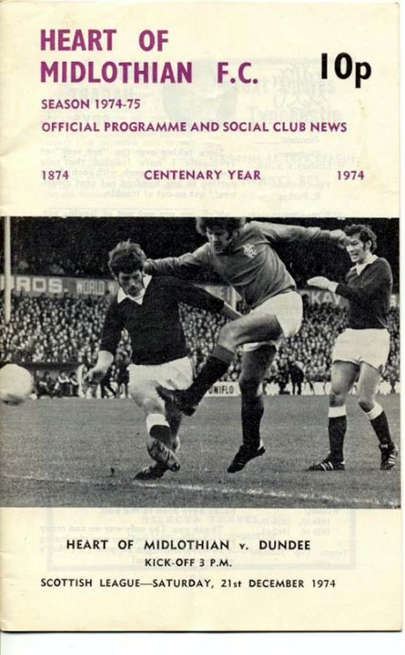 1974122101 Dundee 0-0 Tynecastle