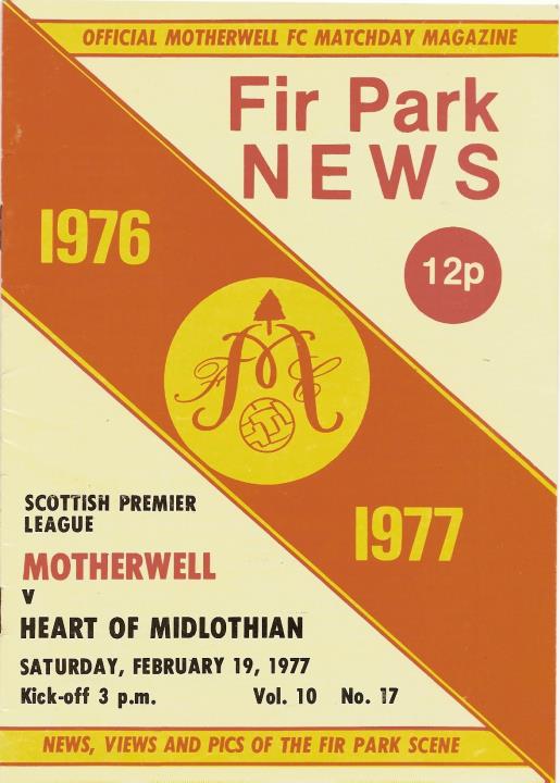 1977021901 Motherwell 1-2 Fir Park