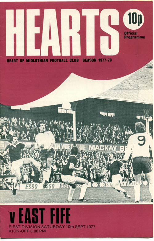 1977091001 East Fife 4-1 Tynecastle