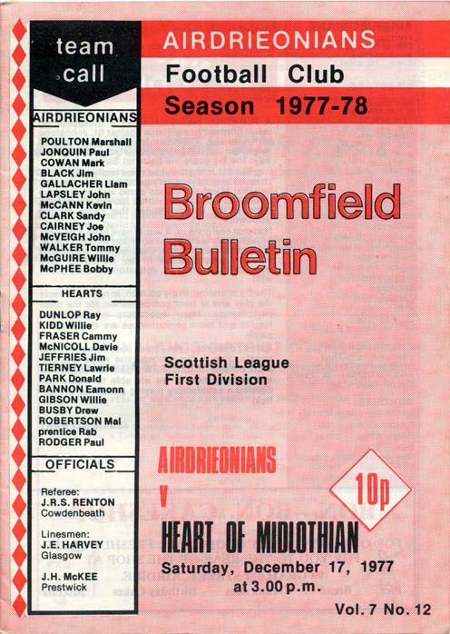 1977121701 Airdrieonians 4-2 Broomfield Park