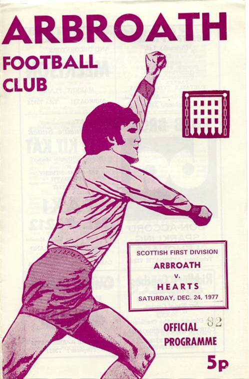 1977122401 Arbroath 7-0 Gayfield Park