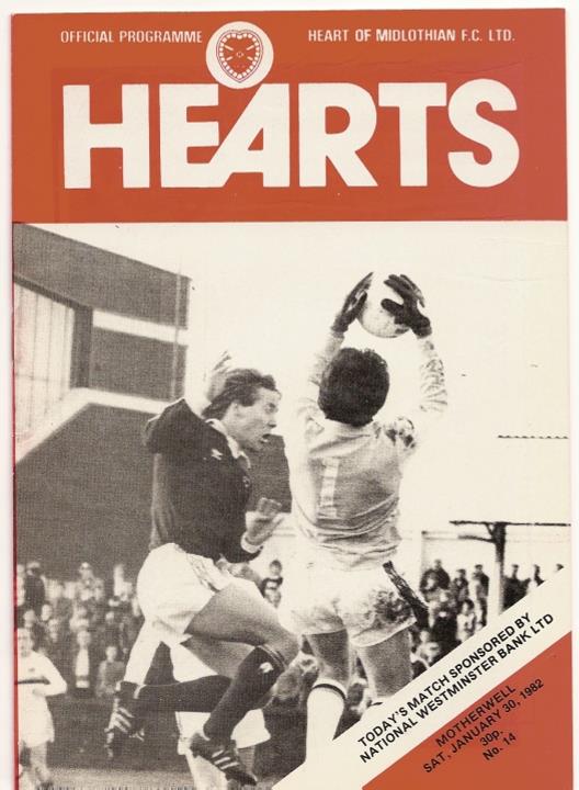 1982013001 Motherwell 0-3 Tynecastle