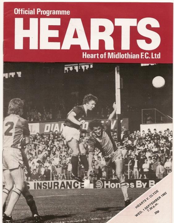 1982090101 Clyde 3-0 Tynecastle