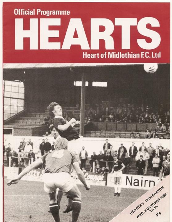 1982100601 Dumbarton 1-1 Tynecastle