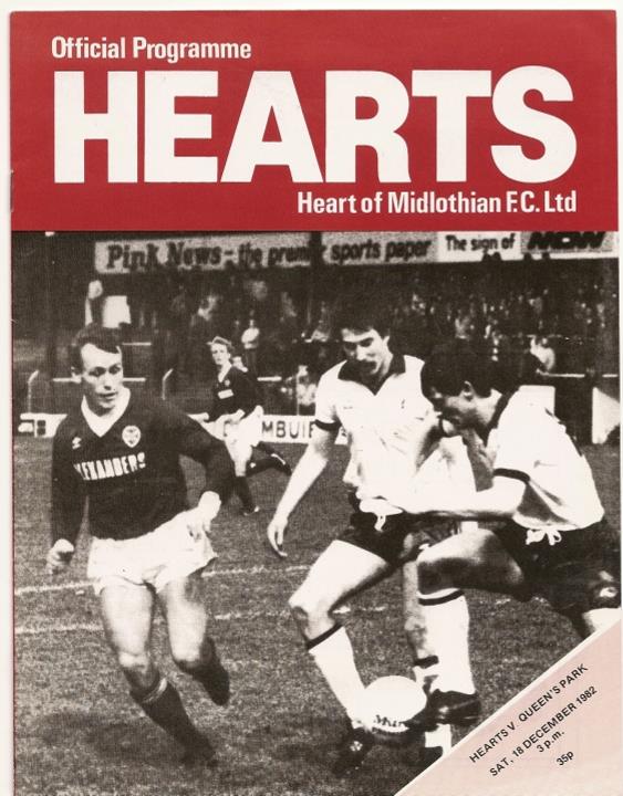 1982121801 Queens Park Tynecastle Postponed