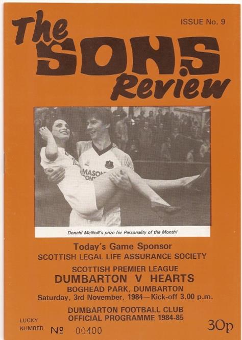 1984110301 Dumbarton 1-0 Boghead Park