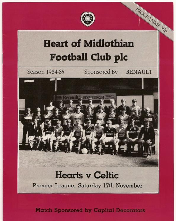 1984111701 Celtic 1-5 Tynecastle