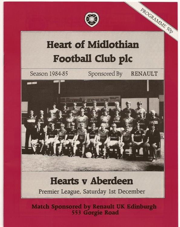 1984120101 Aberdeen 1-2 Tynecastle