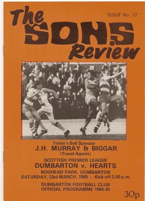 1985032301 Dumbarton 3-1 Boghead Park