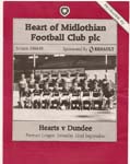 1984092201 Dundee 0-2 Tynecastle