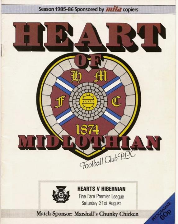 1985083101 Hibernian 2-1 Tynecastle