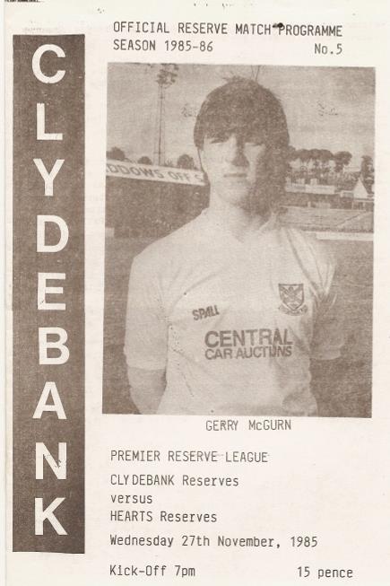 1985112701 Clydebank Reserves