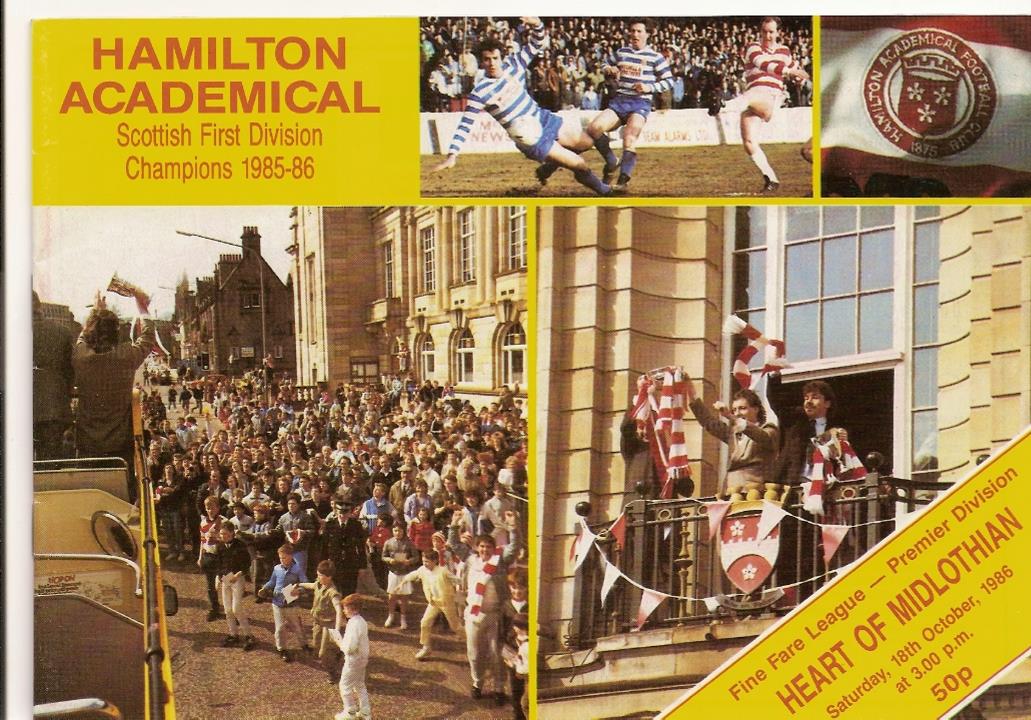 1986101801 Hamilton Accies 3-1 Douglas Park