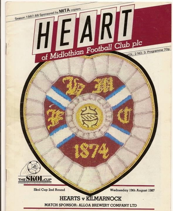 1987081901 Kilmarnock 6-1 Tynecastle