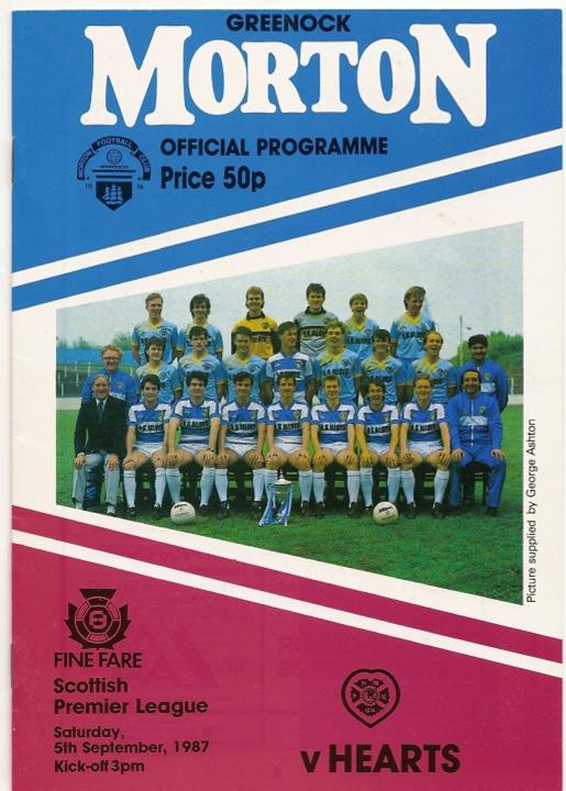 1987090501 Morton 2-1 Cappielow Park