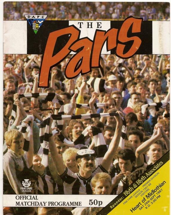 1987092601 Dunfermline Athletic 1-0 East End Park