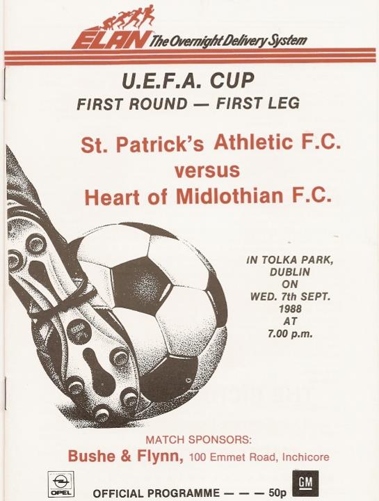 1988090701 St Patricks Athletic 2-0 A