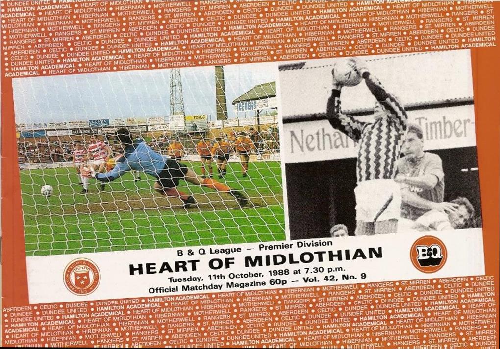 1988101101 Hamilton Accies 4-0 Douglas Park