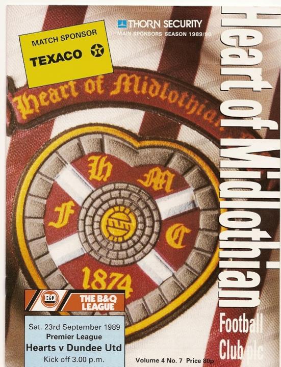 1989092301 Dundee United 1-1 Tynecastle