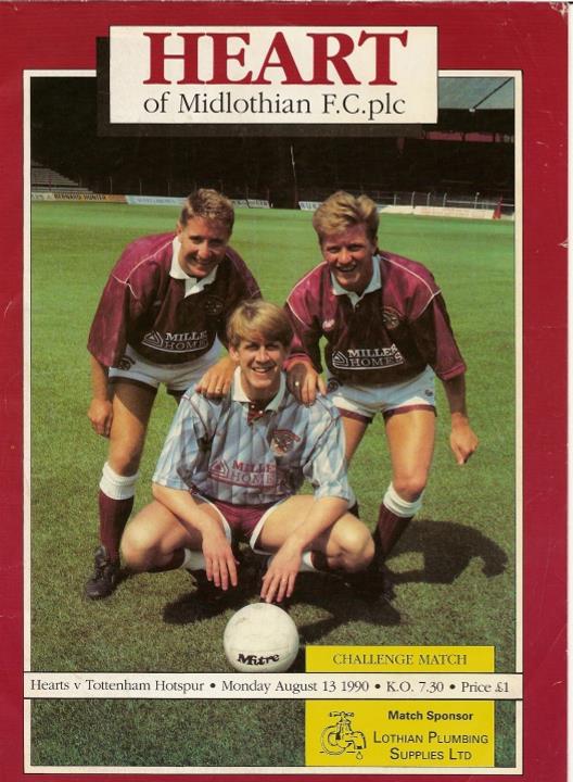 1990081301 Tottenham Hotspur 1-1 Tynecastle