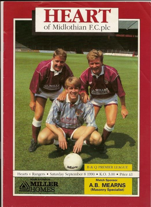 1990090801 Rangers 1-3 Tynecastle