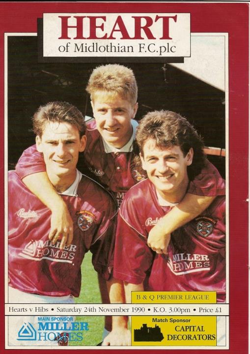 1990112401 Hibernian 1-1 Tynecastle